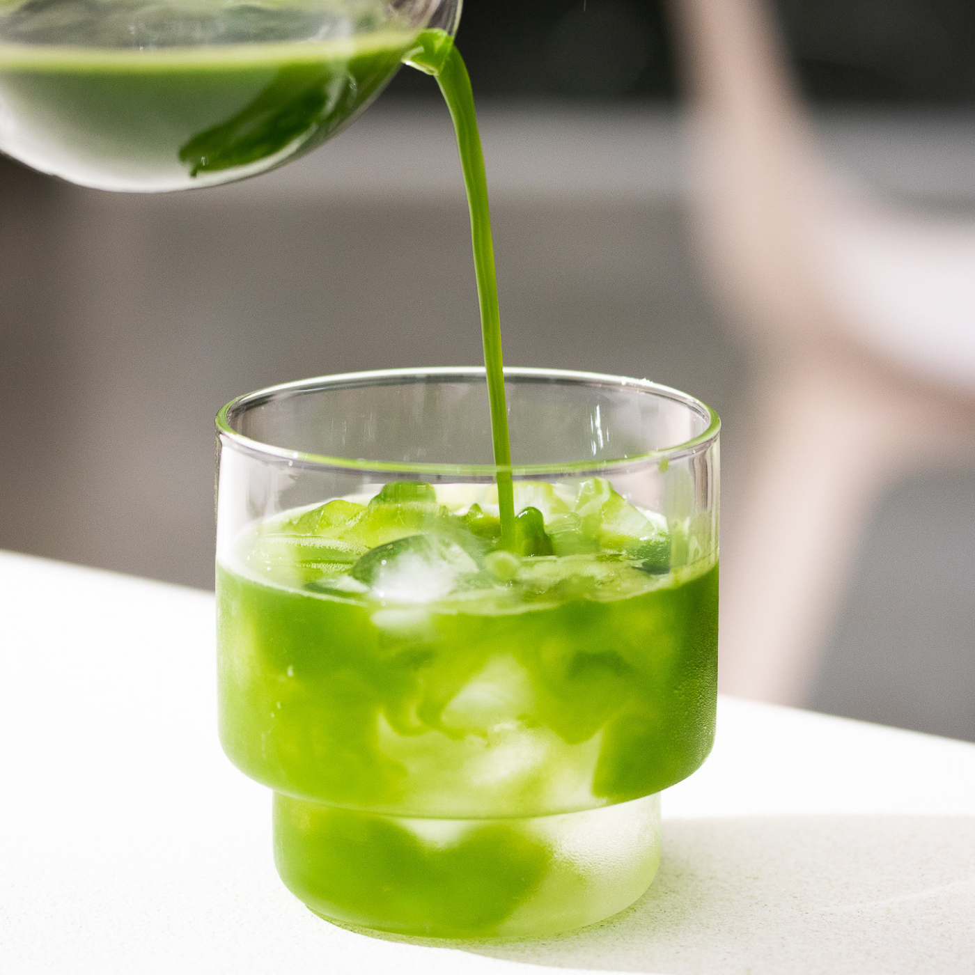 iced matcha americano
