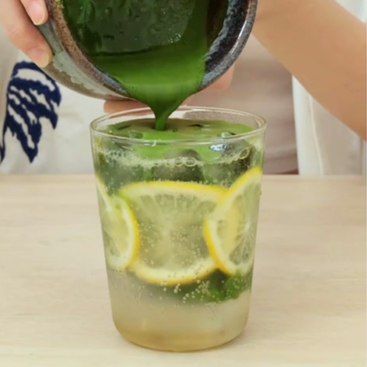 matcha lemonade soda